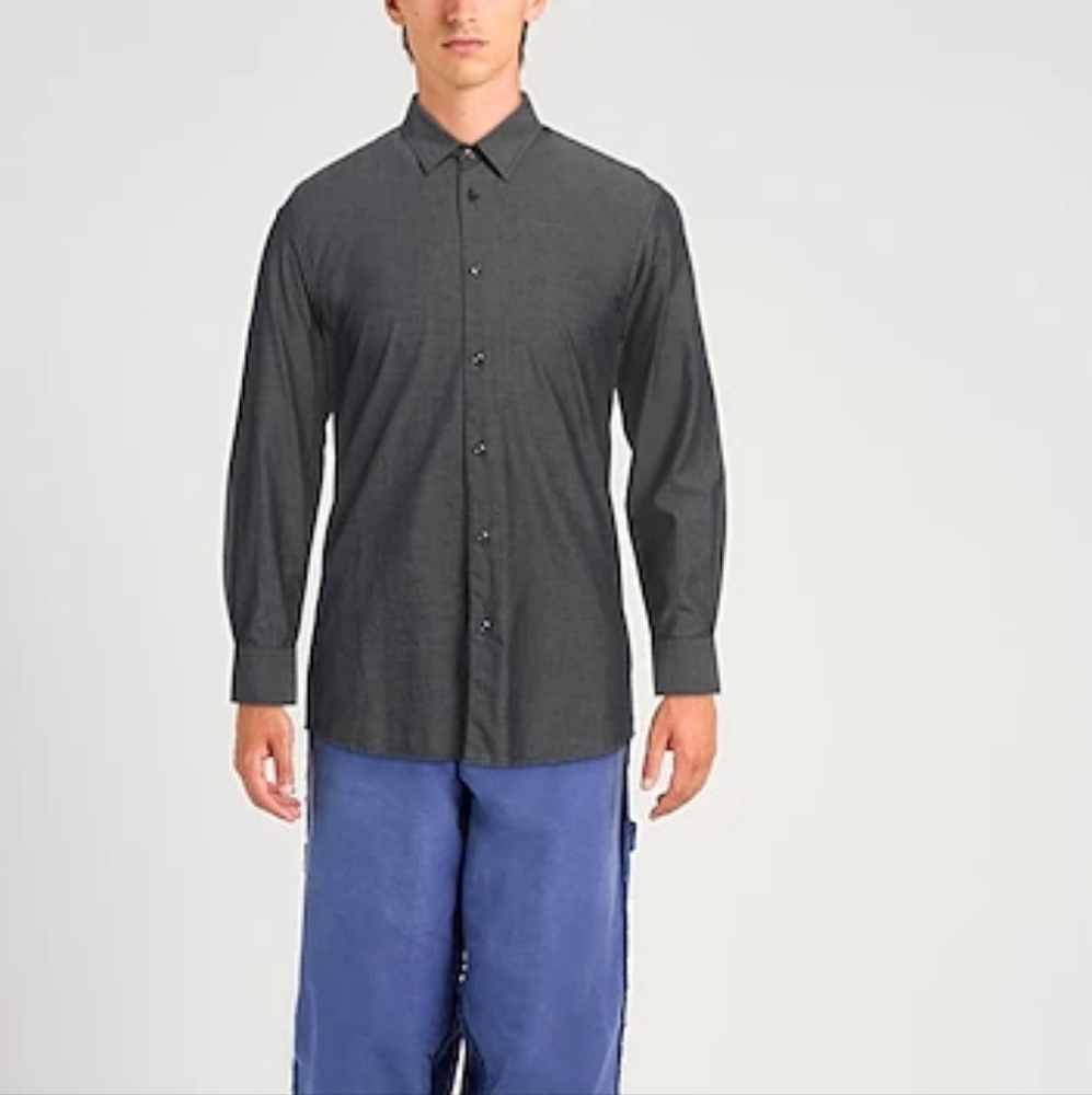 Antony Morato Gray Patterned Shirt